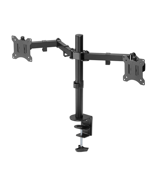 Goobay Dual Monitor Mount Flex, Black