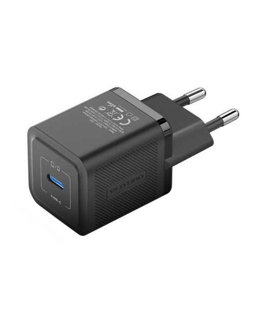MOBILE CHARGER WALL 20W USB-C/1P BLACK FEPB0-EU VENTION