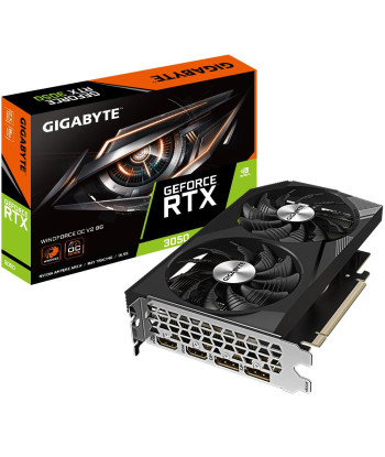 Graphics Card GIGABYTE NVIDIA GeForce RTX 3050 8 GB GDDR6 128 bit PCIE 4.0 16x Memory 14000 MHz 2xHDMI 2xDisplayPort