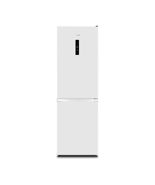 Gorenje N619EAW4, Energy efficiency class E, Free standing, Combi, Height 186 cm, No Frost system, Fridge net capacity 207 L