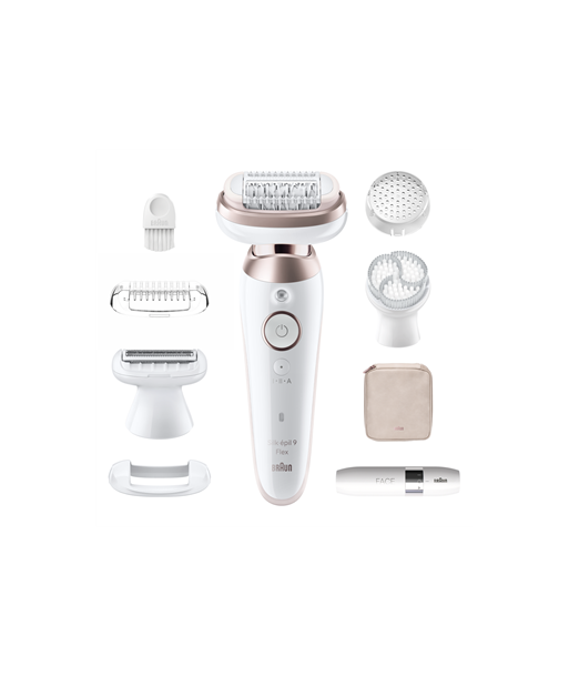 Naiste raseerija Braun, SES9-360 Silk épil 9 Flex 3D, Operating time (max) 50 min, Number of power levels 1, Wet & Dry