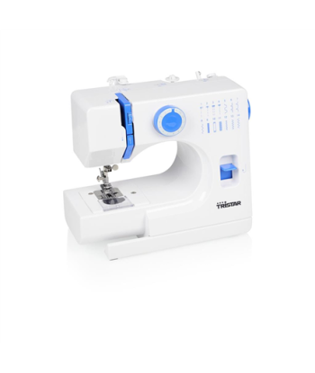 Tristar, Sewing machine, SM-6003, Number of stitches 14, Number of buttonholes 1, White/Blue