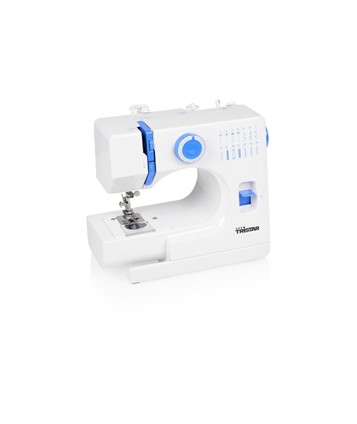 Tristar, Sewing machine, SM-6003, Number of stitches 14, Number of buttonholes 1, White/Blue