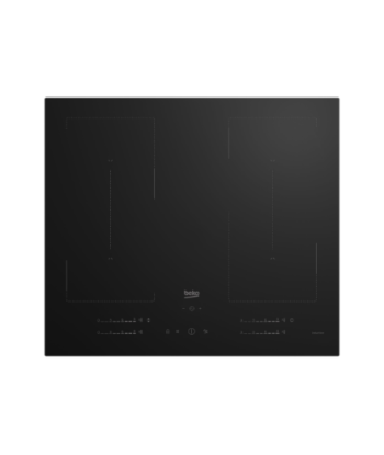 Beko HII64720QUF2T Hob, Induction, Width 59cm, 4 cooking zones, Touch control, Black | BEKO
