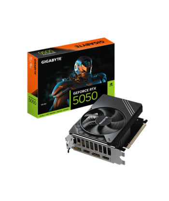 Gigabyte GeForce RTX 5050 D6 8G, NVIDIA, 8 GB, GeForce RTX 5050, GDDR6, HDMI ports quantity 2, PCI-E 5.0