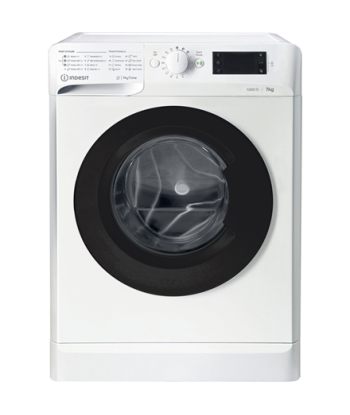INDESIT, MTWE 71252 WK EE, Energy efficiency class E, Front loading, Washing capacity 7 kg, 1200 RPM, Depth