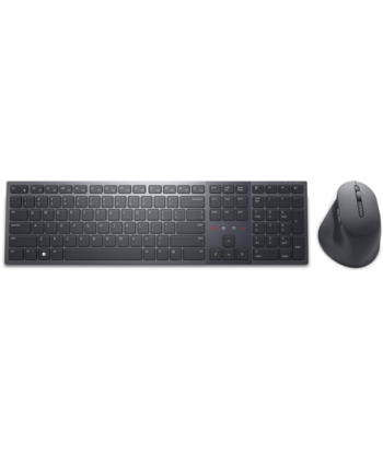 Dell, Premier Collaboration Keyboard and Mouse, KM900, Keyboard and Mouse Set, Wireless, LT, Graphite, USB-A, Wireless