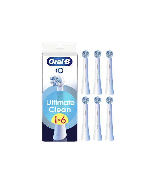 Hambaharja otsikud Oral-B, iO UltimateClean, Heads, For adults, Number of brush heads included 6, White