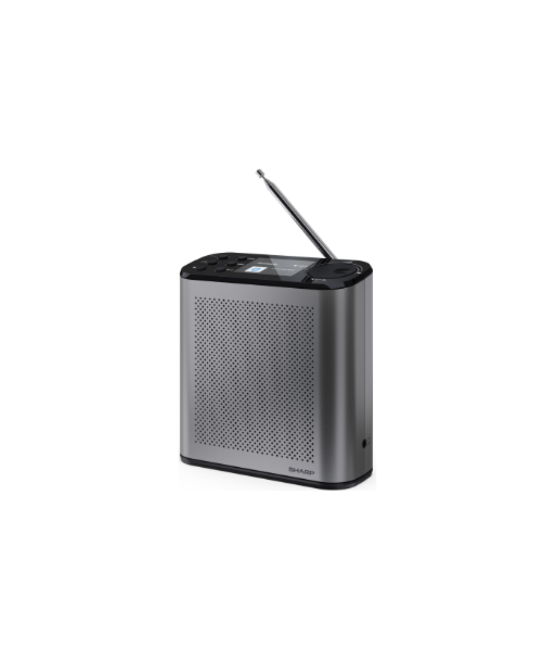 Sharp OSAKA Portable Digital Radio, DR-P530(GY), USB port, Bluetooth, FM radio, Wireless connection