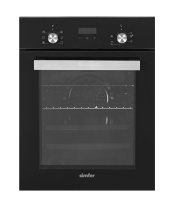 Simfer, 4207DERSP.1, 47 L, Multifunctional, Manual, Pop-up knobs, Height 59.5 cm, Width 45 cm, Black