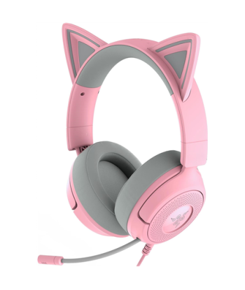 Razer Gaming Headset, Kraken Kitty V3 X, Wired, Over-Ear, Microphone, Quartz