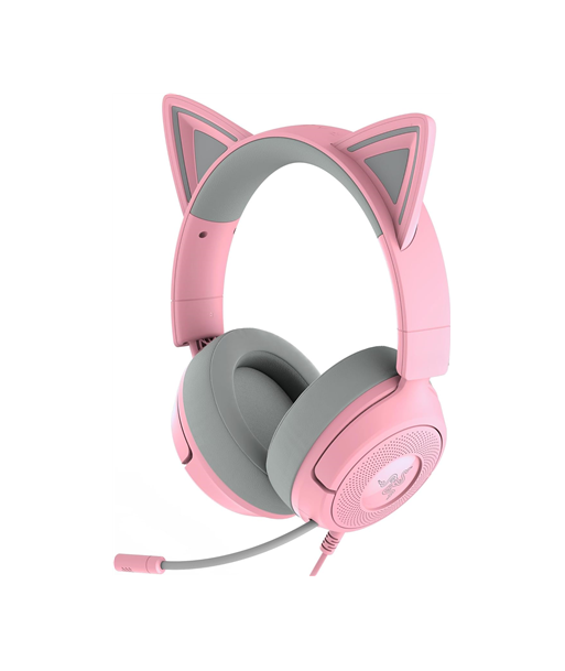 Razer Gaming Headset, Kraken Kitty V3 X, Wired, Over-Ear, Microphone, Quartz