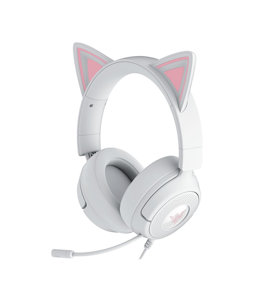 Razer, Kraken Kitty V3 X, Wired, Over-Ear, Microphone, White