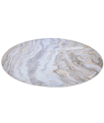 Arozzi Zona Round Floor Pad | White Marble