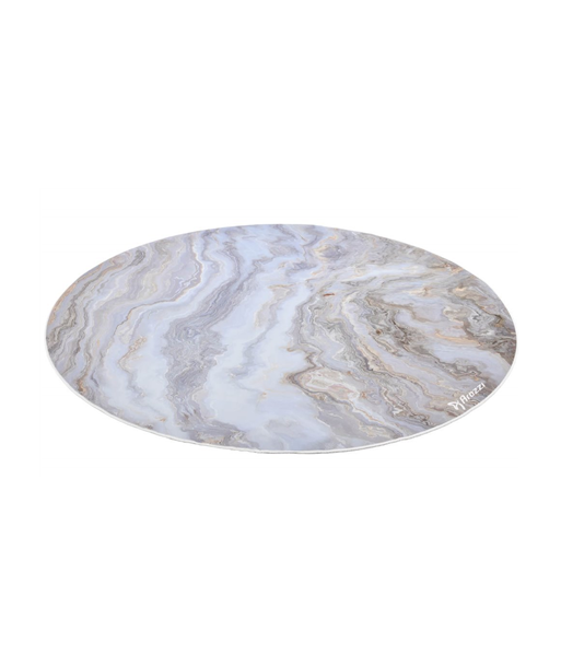 Arozzi Zona Round Floor Pad | White Marble