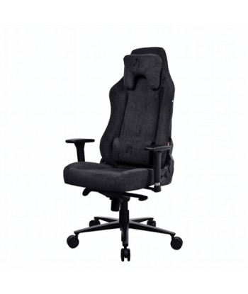 Arozzi Soft Fabric/Metal/Aluminium, Gaming Chair, Vernazza Soft Fabric, Pure Black