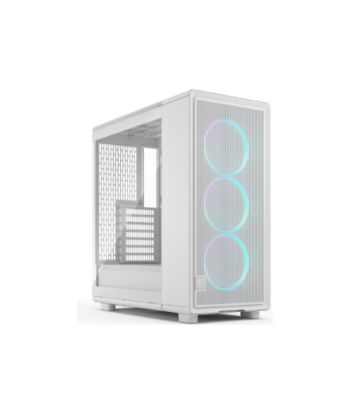 Fractal Design Case, Epoch, White TG RGB Clear Tint, ATX, Power supply included No