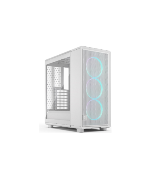 Fractal Design Case, Epoch, White TG RGB Clear Tint, ATX, Power supply included No