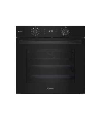 Whirlpool IO K58HS B, Built-in, Electric, Width 55.1 cm, Self cleaning, Black | INDESIT