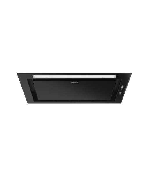 Whirlpool WCT3 63F LTK, Built-in, Width 51.4 cm, B, Max 430 m³/h, LED, Black | Whirlpool