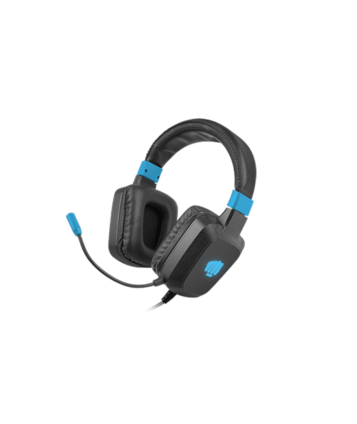 Fury Raptor Gaming Headset - Immersive Audio & Built-in Mic (Black/Blue) Fury Raptor Gaming Headset - Immersive Audio & Built-in Mic (Black/Blue)
