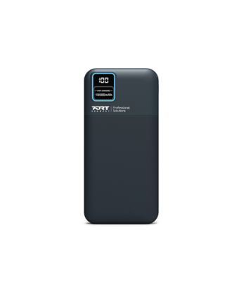PORT CONNECT, External USB-C battery, 10000 mAh, Blue