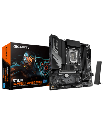 Gigabyte B760M GAMING X WIFI6E GEN5, Processor family Intel, Processor socket LGA1700, DDR5, Supported hard disk drive