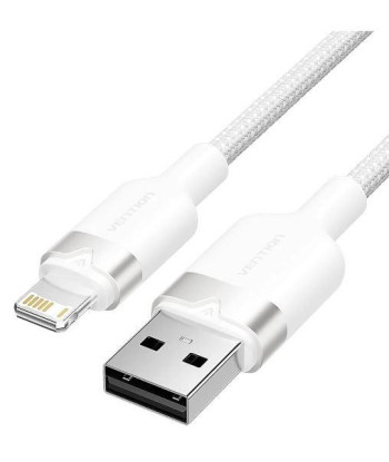 CABLE USB2.0 TO LIGHTNING/1M WHITE LANWF VENTION