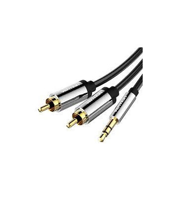 CABLE AUDIO 3.5MM TO 2XRCA/1.5M BCFBG VENTION