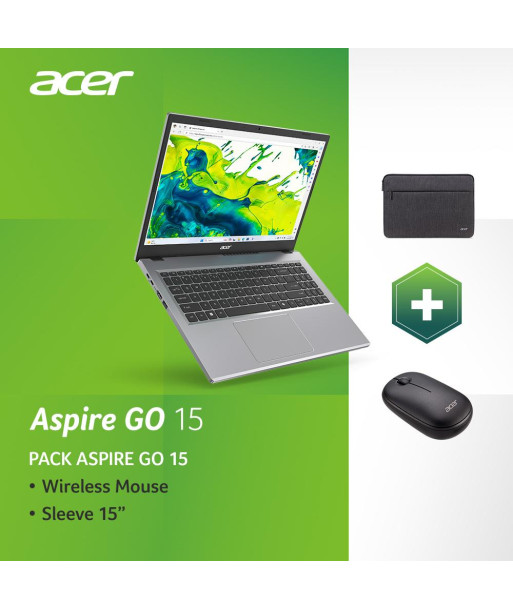 Notebook ACER Aspire Go 15 AG15-42P-R0QU CPU Ryzen 5 5625U 2300 MHz 15.6" 1920x1080 RAM 16GB SSD 512GB AMD Radeon Graphics