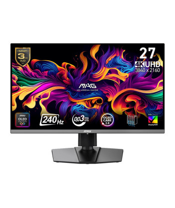 Monitor MSI 26.5" 3840 x 2160 pixels 4K Ultra HD Native aspect ratio 16:9 QD-OLED MAG272UPQD-OLEDX24