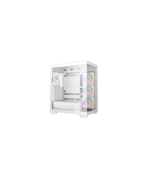 Deepcool Case, CG580 4F V2 WH, White, ATX, Power supply included No