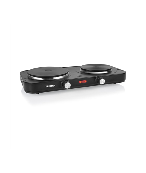 Pliidiplaat Tristar Table, KP-6152, Number of burners/cooking zones 2, Black, Electric