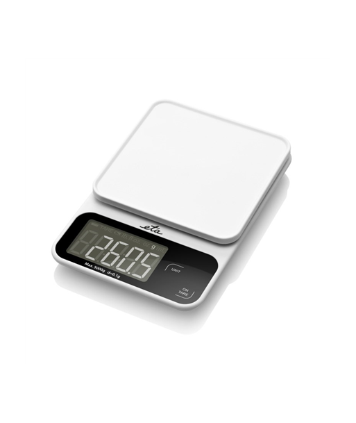 ETA Kitchen Scale, Popi 677090000, Maximum weight (capacity) 5 kg, Graduation 1 g, Display type LCD, White