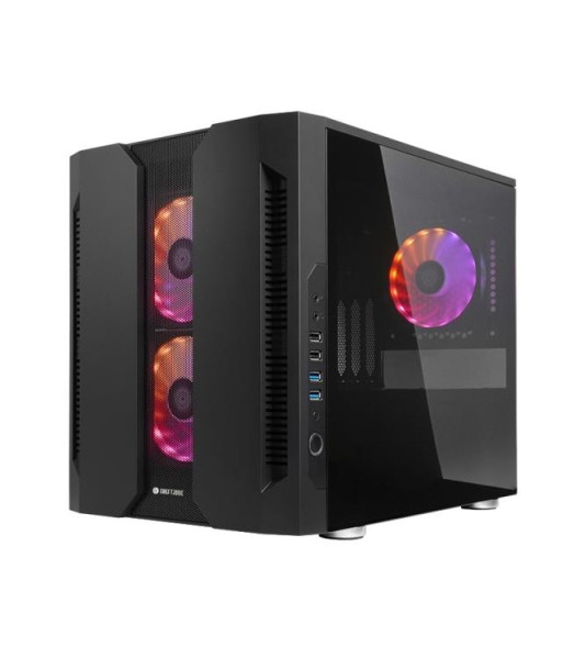 Case CHIEFTEC micro ATX/Mini-ITX Black Cube PC GM-02B-OP