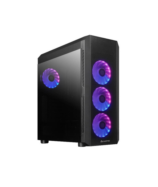 Case CHIEFTEC SCORPION 4 MiniTower Case product features Transparent panel Not included ATX MicroATX MiniITX Colour Black