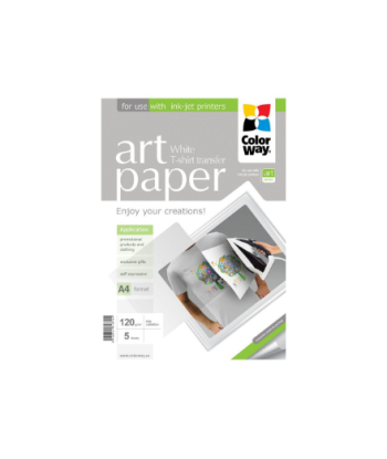 ART, 120 g/m², A4, Photo Paper T-shirt transfer (white)