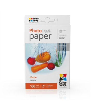 PM2201004R, White, 220 g/m², 10 x 15 cm, Matte Photo Paper