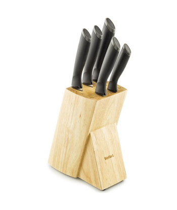 Tefal Comfort Knife Set with Stand, K221SA14, 6-Piece