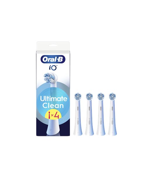 Oral-B, iO UltimateClean, Heads, For adults, Number of brush heads included 4, White