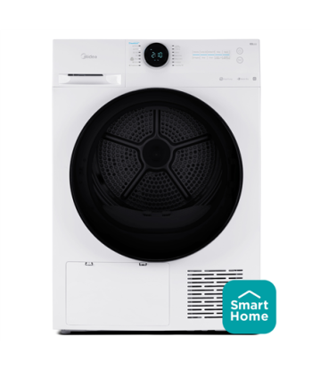 Midea, MD200H80BW/W-HR, Energy efficiency class C, Front loading, 8 kg, LED, Depth 60 cm, Wi-Fi, White