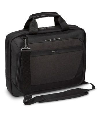 Targus CitySmart Slimline Topload, Fits up to size 14", Black/Grey