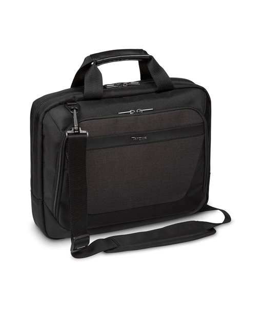 Targus CitySmart Slimline Topload, Fits up to size 14", Laptop Case, Black/Grey