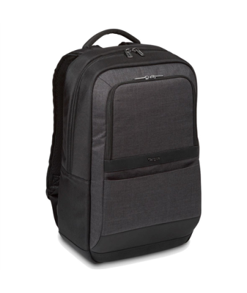 Targus CitySmart Essential, Fits up to size 12.5-15.6", Laptop Backpack, Black/Grey, Shoulder strap
