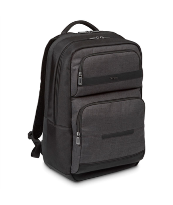 Targus CitySmart Advanced, Fits up to size 12.5-15.6", Laptop Backpack, Black/Grey, Shoulder strap