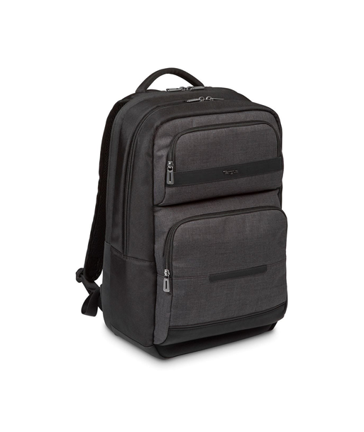 Targus CitySmart Advanced, Fits up to size 12.5-15.6", Laptop Backpack, Black/Grey, Shoulder strap