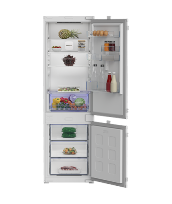 ?BEKO, B3BCNA294HS, Energy efficiency class E, Built-in, Combi, Height 177.5 cm, No Frost system, Fridge net