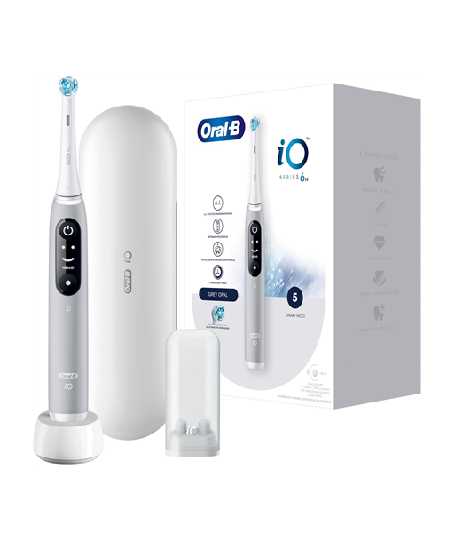 Hambahari Oral-B, iO6s, Rechargeable, For adults, Number of brush heads included 2, Number of teeth brushing modes 5