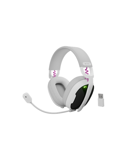 Genesis Fury Fukya F6 Gaming Headset with Microphone, White