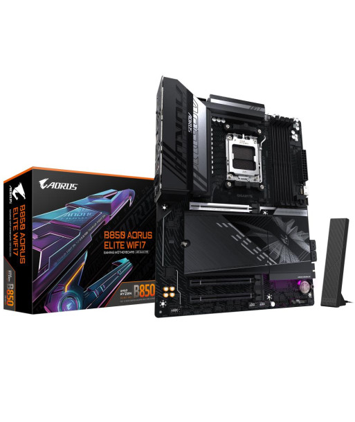 Mainboard GIGABYTE AMD B850 SAM5 ATX Memory DDR5 Memory slots 4 2xPCI-Express 3.0 16x 1xPCI-Express 5.0 16x 3xM.2